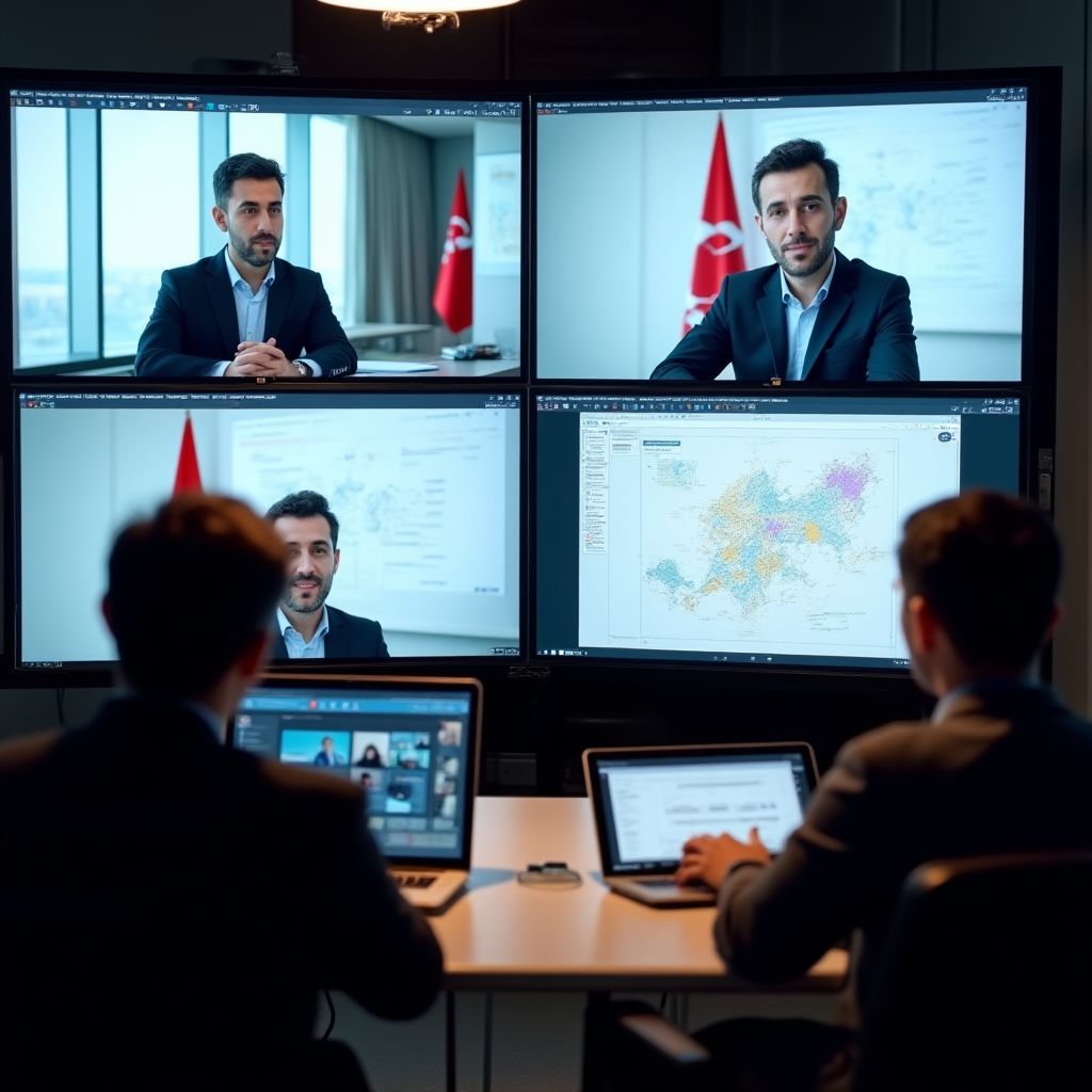 Ekibimiz sanal toplantı sırasında