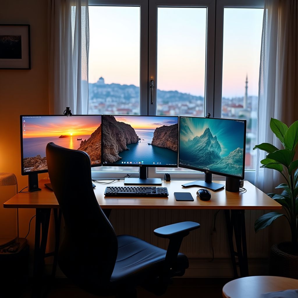 Uzaktan çalışma setup'ı